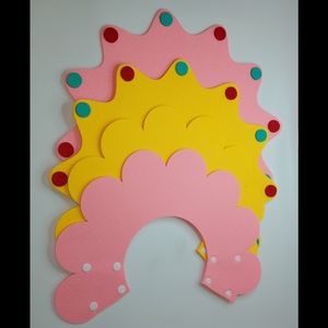 4 New Felt Cones for Pets (cat or small dog)